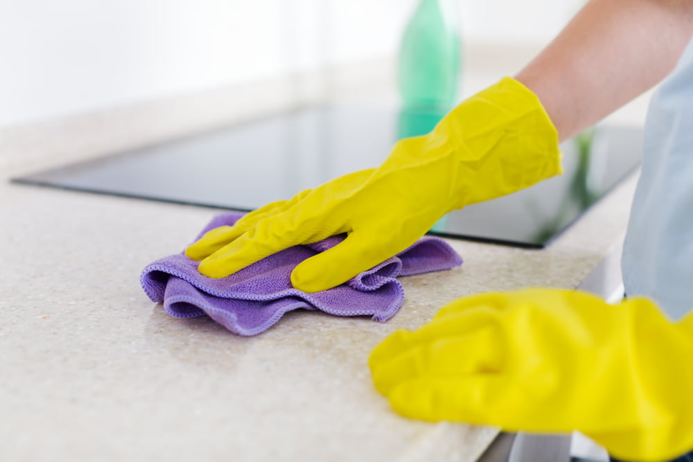 cleaning granite countertops materials
