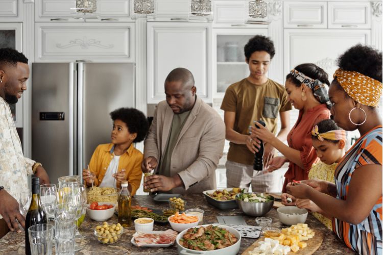 kitchen granite countertops Thanksgiving