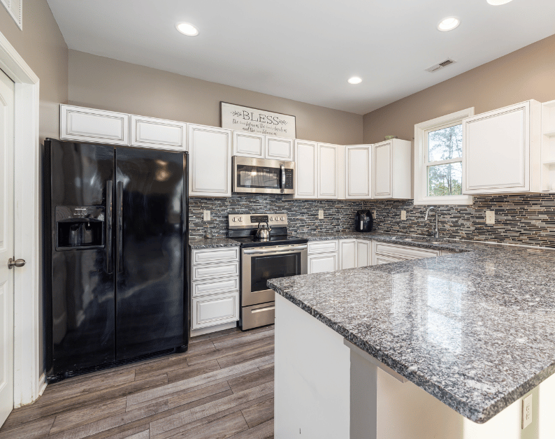 how different countertop materials perform in high-traffic kitchens