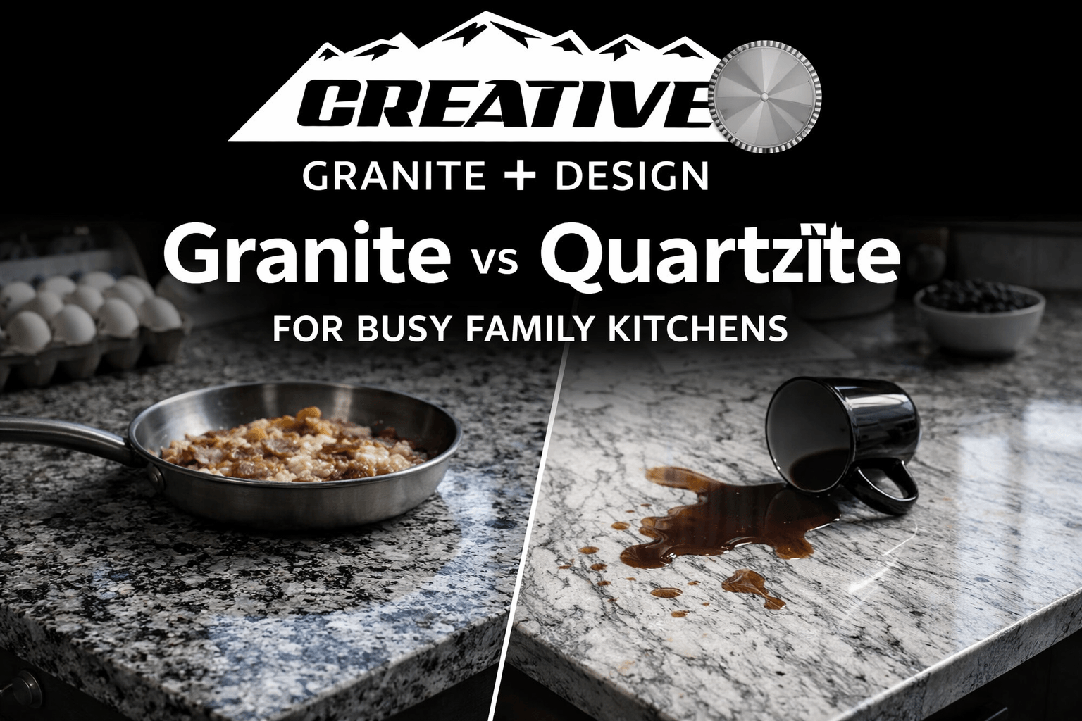 Granite vs Quartzite For Busy Family Kitchens